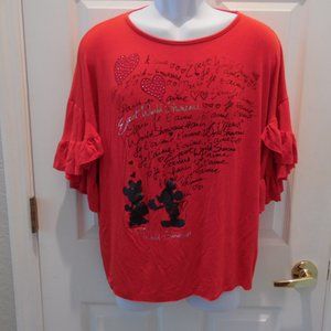 disney parks world epcot showcase blouse shirt size xl